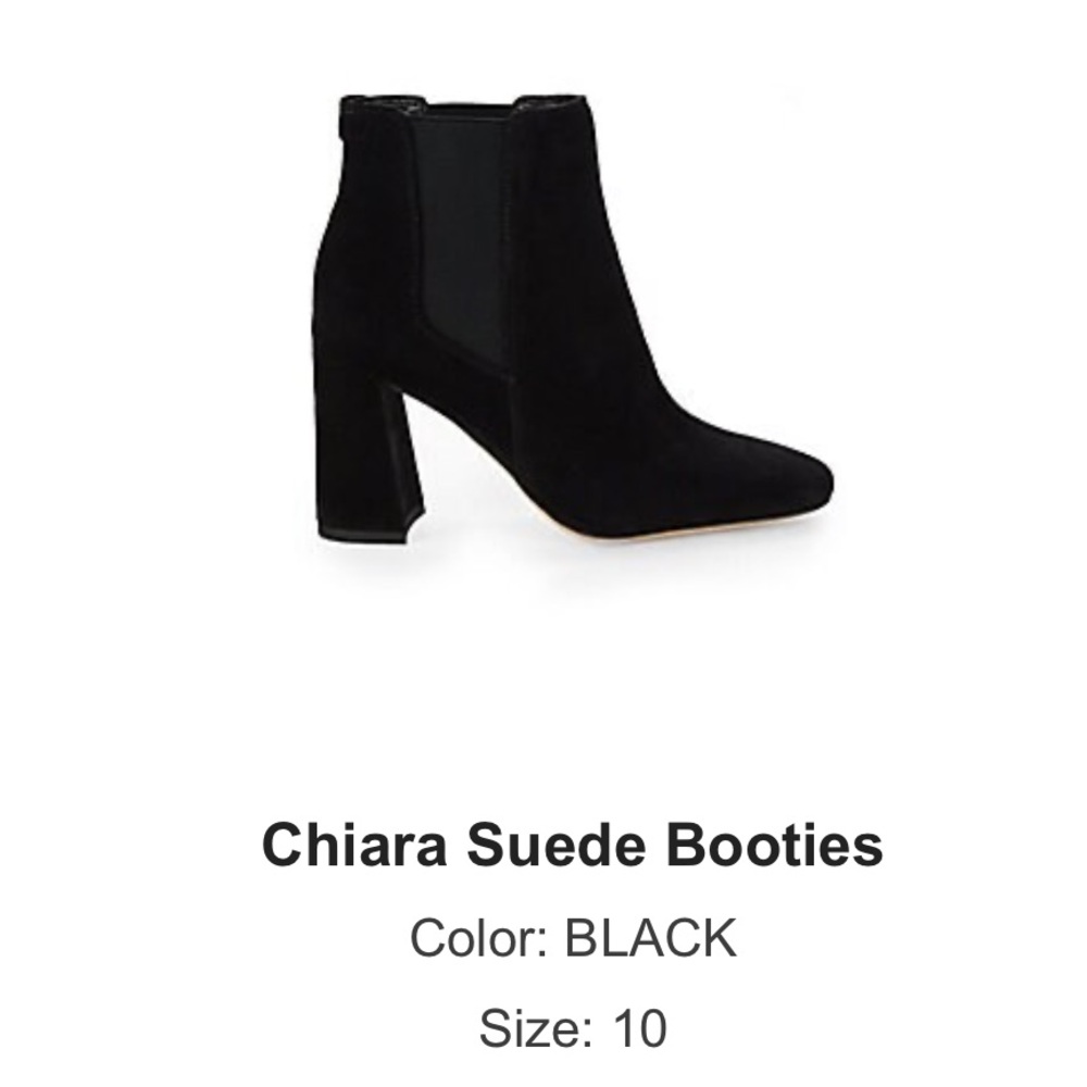 Sam Edelman chiara suede booties never worn .. brand new ! Size 10